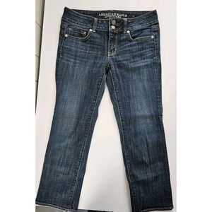 American Eagle Outfitters  Artist Crop Stretch 4 Low Rise Crop Jeans